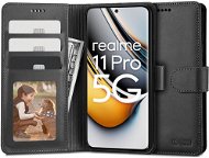 Phone Case Tech-Protect Wallet knížkové pouzdro na Realme 11 Pro 5G / 11 Pro Plus 5G, černé - Pouzdro na mobil