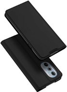 DUX DUCIS Skin Pro knížkové kožené pouzdro na Motorola Moto Edge 30 Pro, černé - Phone Case