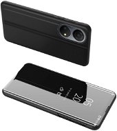 MG Clear View knížkové pouzdro na Honor X8 5G, černé - Phone Case