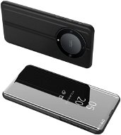 MG Clear View knižkové puzdro na Honor Magic5 Lite/X40/X9a, čierne - Puzdro na mobil