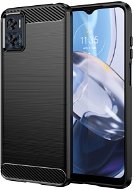 Phone Cover MG Carbon silikonový kryt na Motorola Moto E22 / Moto E22i, černý - Kryt na mobil