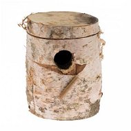 Duvo+ Dřevěná budka pro andulky z dutého brezového kmeňa 19x10x3,8cm - Ptačí budka