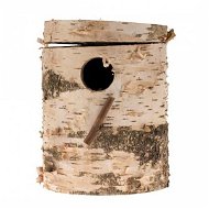 Duvo+ Dřevěná budka pro andulky z dutého brezového kmeňa 21x14x3,8cm - Ptačí budka
