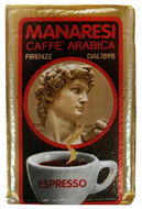 Manaresi Italian espresso, mletá káva, 250g. - Káva