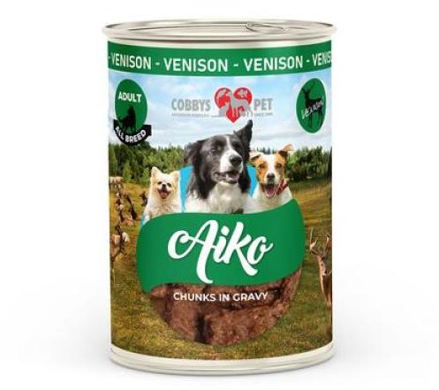 Cobbys Pet Aiko Adult with venison 415 g - Canned Dog Food - Main image