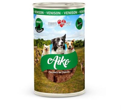 Cobbys Pet Aiko Adult with venison 1240 g - Canned Dog Food - Main image