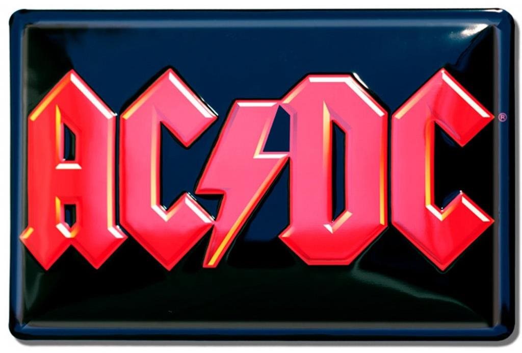 AC/DC: 3D Red Logo Rock - Cedule | Alza.cz