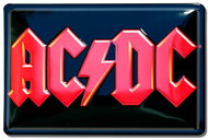 AC/DC: 3D Red Logo Rock - Sign