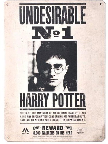Harry Potter: Undesirable No - Sign - Main image