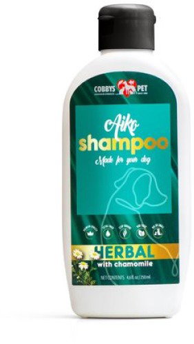 COBBYS PET AIKO HERBAL SHAMPOO FOR DOGS WITH CHAMOMILE - Dog Shampoo - Main image
