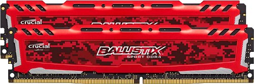 Crucial Ballistix Sport LT 3200 MHz DDR4 DRAM Desktop Gaming Memory Single  8GB CL16