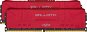 Crucial 16GB KIT DDR4 3000MHz CL15 Ballistix Red - RAM