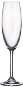 CRYSTAL BOHEMIA Glass for sparkling wine 6 pcs 220 ml COLIBRI decorated - Champagne Glass