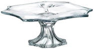 Crystal Bohemia Plate on Foot, Neptune 330mm - Plate