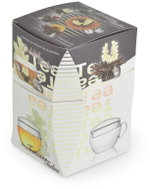 Creano Gift set Teelini Black Tea, glass cup and 8 pieces of tea - Gift Set