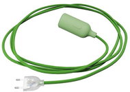 Creative Cables silicone socket lamp with switch Snake green - Table Lamp