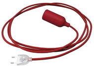 Creative Cables silicone socket lamp with switch Snake red - Table Lamp