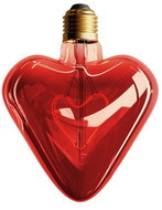 Daylight Italia Stmívatelná okrasná žárovka srdce E27 Heart Red 5W CRI80 2000K - LED Bulb