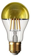 Daylight Italia Stmívatelná žárovka se zrcadlovým vrchlíkem E27 Dome Gold A60 7W CRI80 2700K - LED Bulb