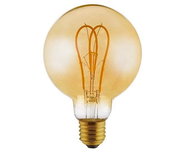 Daylight Italia Stmívatelná vintage žárovka E27 Loop Gold G95 5W CRI80 2000K - LED Bulb