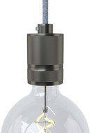Creative Cables Design socket E27 with thread for Metal Milled shade black - Lightbulb Socket