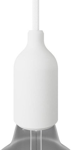 Creative Cables Silicone Socket E27 Silicone Color White - Lightbulb Socket - Main image