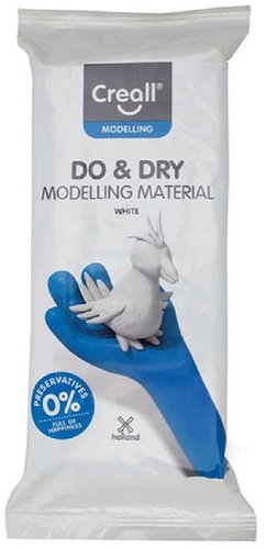Creall modelling compound, self-hardening, white, 1 kg - Modelling Clay - Main image