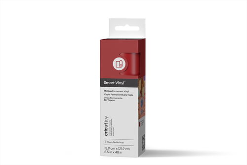 Cricut Smart Vinyl Permanent Joy 14×122 cm, 1 sheet (Mat Red) - Vinyl fólia - Fő fotó