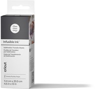 Cricut Infusible Ink Transfer Sheets 2-pack (Black) - ideal size for MugPress - Iron-On Transfer Film