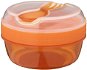 Carl Oscar Nice Cup – desiatový box s chladiacou vložkou, oranžový - Desiatový box