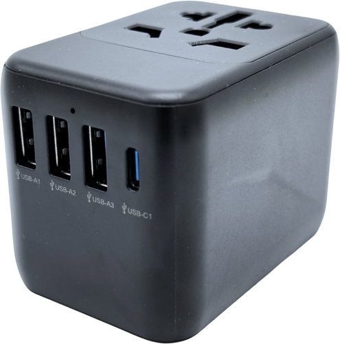 CROSSIO ChargeMe Adapter 17W 1C+3A - Travel Adapter - Main image
