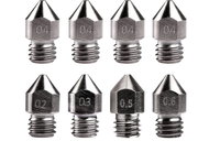 Creality Hardened Steel High-end Nozzles (8 PCS/Set) - 3D Printer Accessory