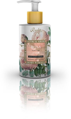 RUDY PROFUMI SRL Luxury extra-fine liquid hand soap ROSE, 300 ml - Liquid Soap - Main image