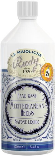 RUDY PROFUMI SRL Refill Hand Soap MEDITTERANEAN HERBS, 1000 ml - Liquid Soap - Main image