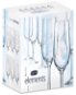 Crystalex champagne glasses 190ml 6pcs ELEMENTS - Glass