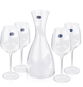 Carafe  Crystalex Wine decanter and glass set GISELLE WINE SET 5pcs - Karafa