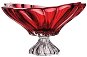 Aurum Crystal Bowl on Foot Plantica 330mm - Red - Bowl