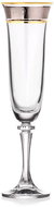 Crystalite Bohemia Set of 6 champagne glasses 175 ml KLEOPATRA - Glass