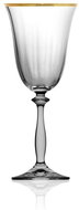 Crystalex Set of 6 white wine glasses 250 ml ANGELA OPTIC GOLD LINE - Glass