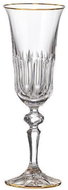 Bohemia Crystal Set of champagne glasses 2 pcs 150 ml DAISY LINE GOLD - Glass