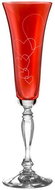 Crystalex Set of champagne glasses 2 pcs 180 ml VICTORIA LOVE - Glass
