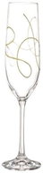 Crystalex Set of champagne glasses 2 pcs 190 ml STRING - Glass