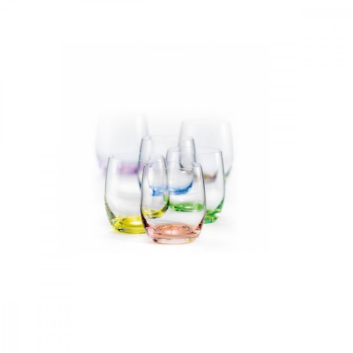 Crystalex Set of 6 pcs 60 ml RAINBOW glasses - Glass - Main image