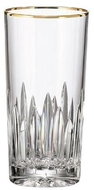 Bohemia Crystal Set of water glasses 2 pcs 350 ml PRISMA LINE GOLD - Glass