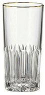 Bohemia Crystal Set of water glasses 2 pcs 350 ml DAISY LINE GOLD - Glass