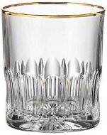 Bohemia Crystal Set of whisky glasses 2 pcs 300 ml DAISY LINE GOLD - Glass