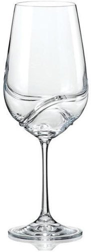 Crystalex Red wine glass set 2 pcs 350 ml TURBULENCE - Glass - Main image