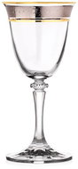 Crystalite Bohemia Set of 6 white wine glasses 250 ml KLEOPATRA - Glass