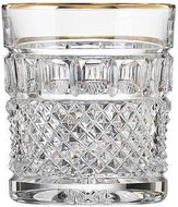 Bohemia Crystal Set of whisky glasses 2 pcs 300 ml FELICIE LINE GOLD - Glass