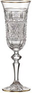 Bohemia Crystal Set of champagne glasses 2 pcs 150 ml FELICIE LINE GOLD - Glass
